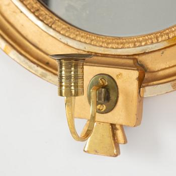 Spegellampett, gustaviansk, sent 1700-tal.