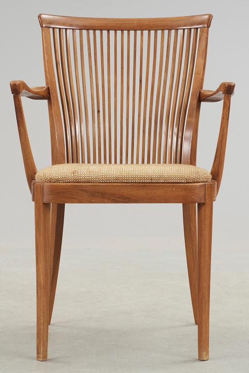 SKRIVBORDSSTOL, Carl Axel Acking, utförd av snickarmästare Hjalmar Jacksson, 1940-tal.