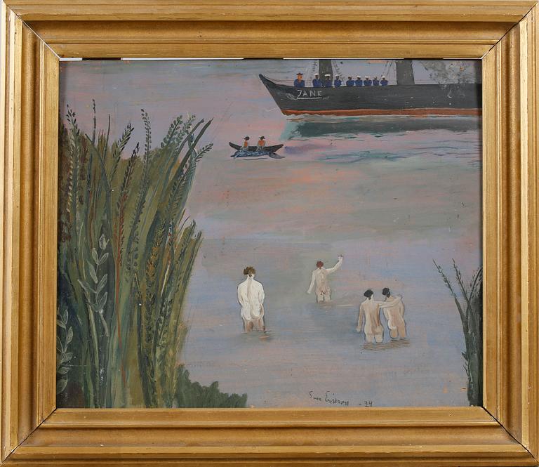 SVEN X:ET ERIXSON, oil on panel, signed and dated -24.