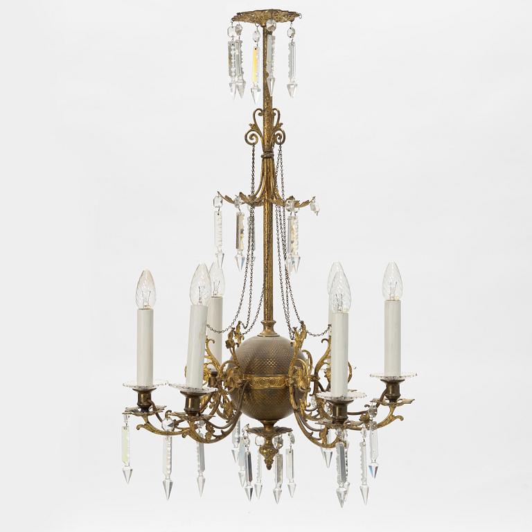 A late 19th Century Chandelier.