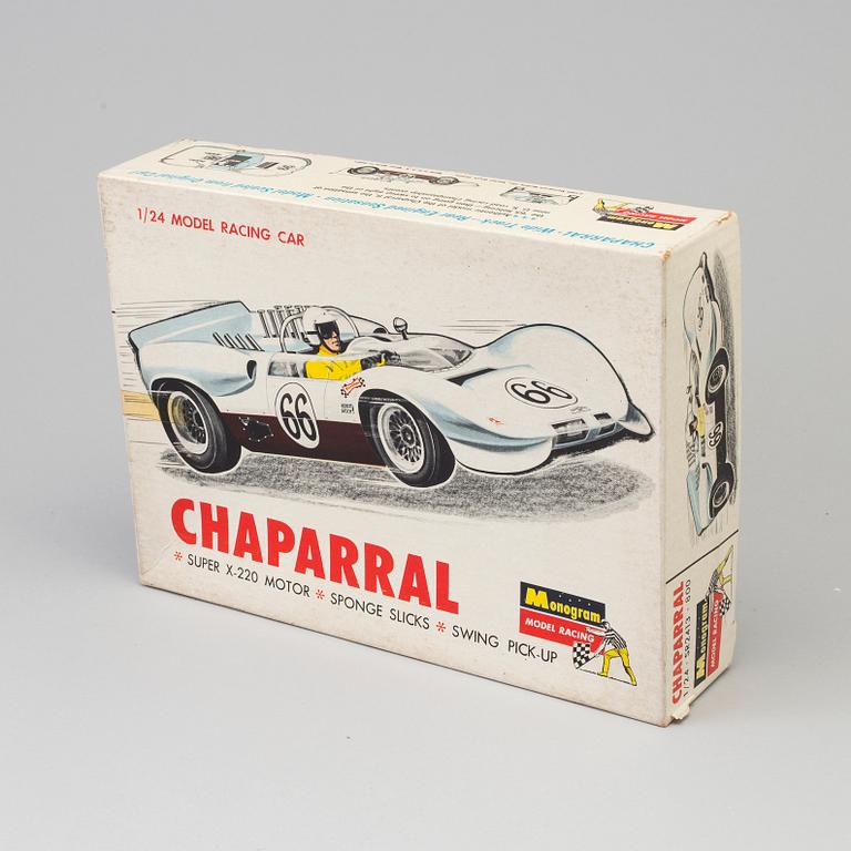 BYGGSATS, Monogram model racing, Chaparral, 1960-tal.