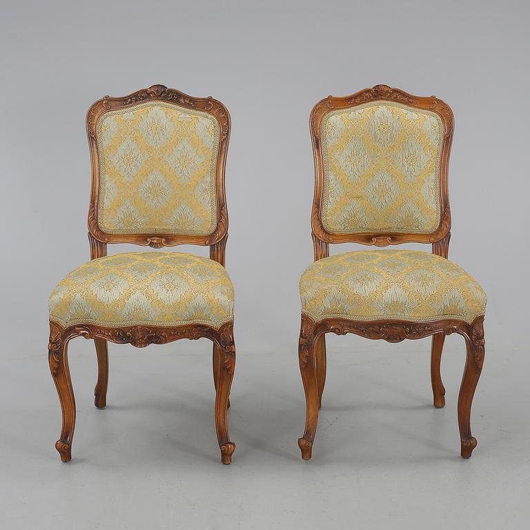 STOLAR, ett par, Louis XVI-stil, Frankrike, 1900-tal.