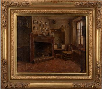 BENGT NORDENBERG, tillskriven, olja på skiva, ej signerad.