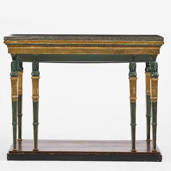 Konsolbord, Stockholmsarbete, omkring år 1800, Sengustavianskt.