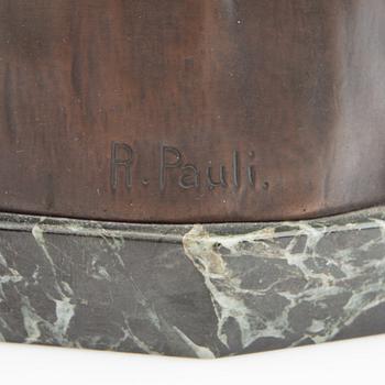 Richard Pauli, Sculpture Bust of a Young Woman.