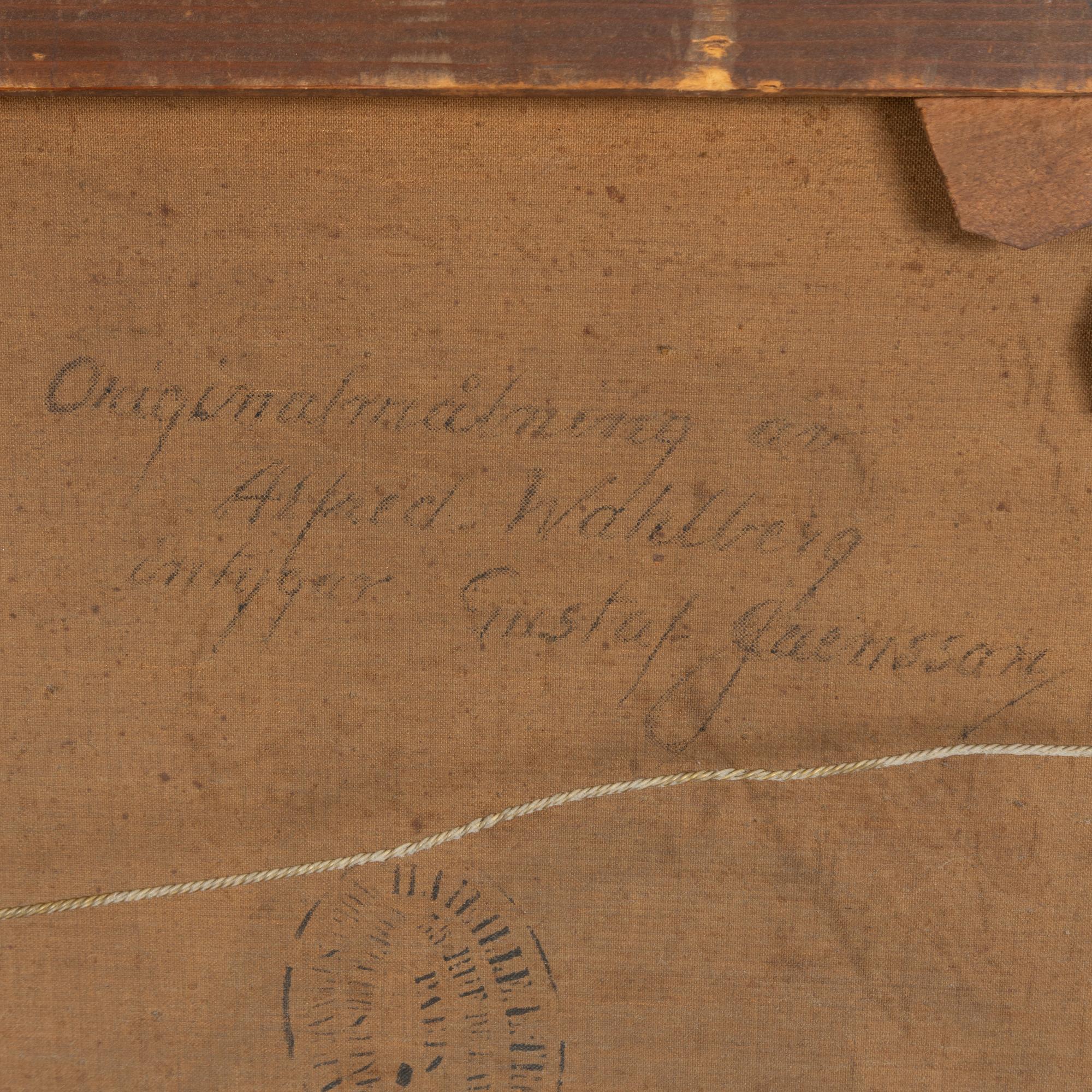 Alfred Wahlberg, From Råå, Skåne.