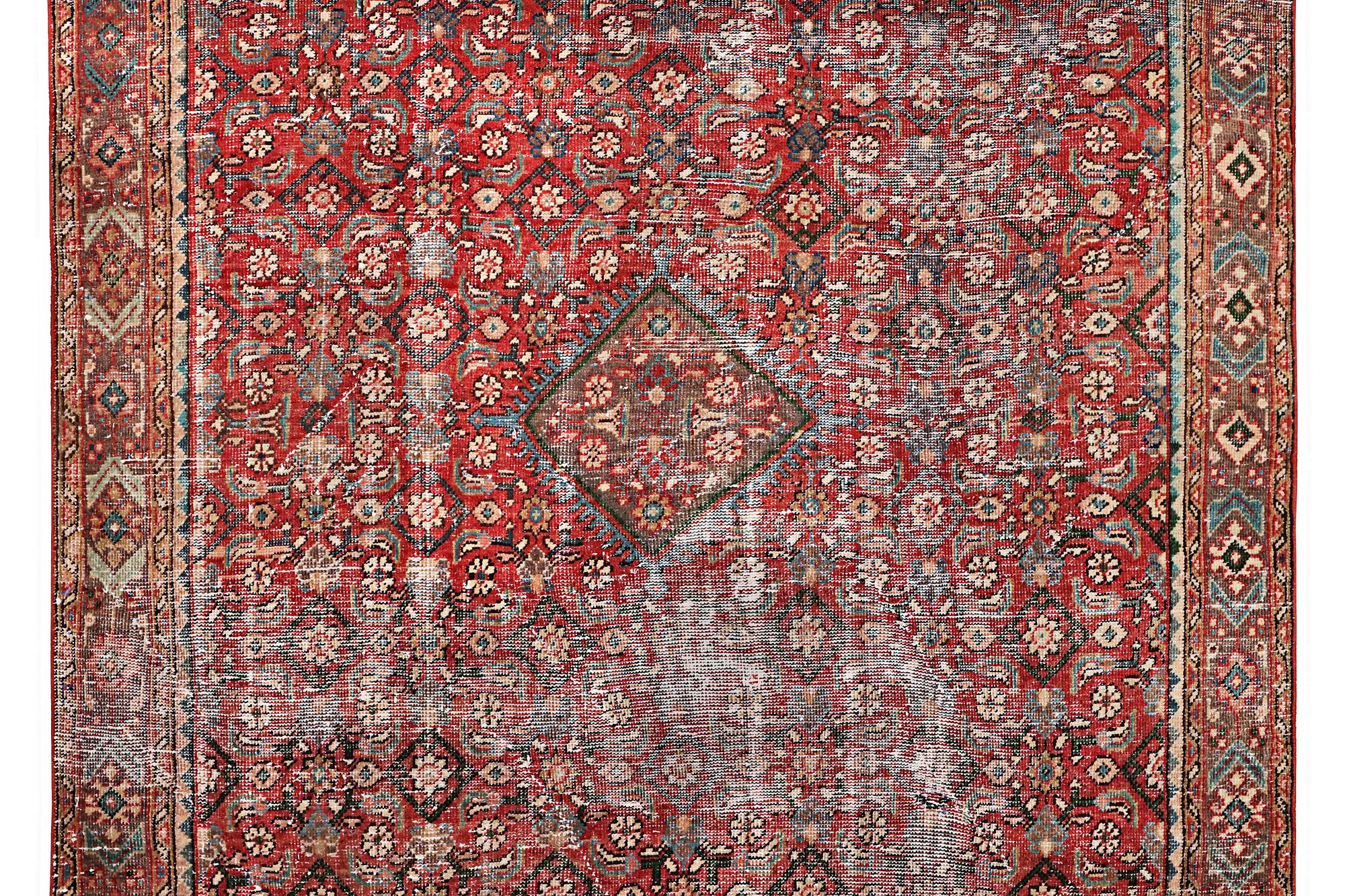 A carpet, Persia, Vintage Design, c. 289 x 190 cm.