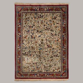 Carpet, Kashmir, Semi-Antique, ca 220x300 cm.