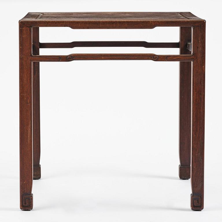 A hardwood table, Qing dynasty.