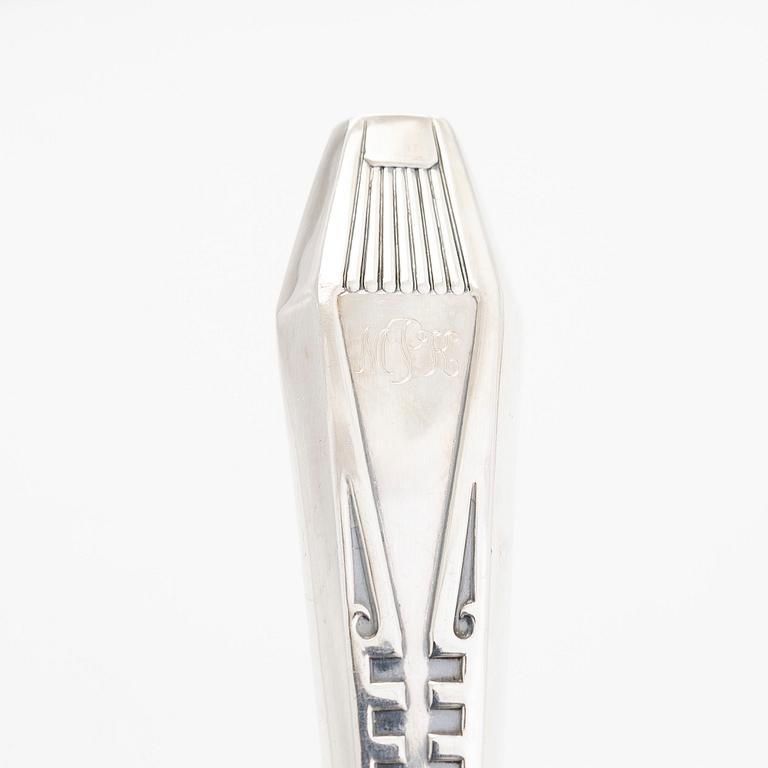 A 24-piece set of 'Suomi' silver cutlery, Kultateollisuus, Turku, Finland 1972.