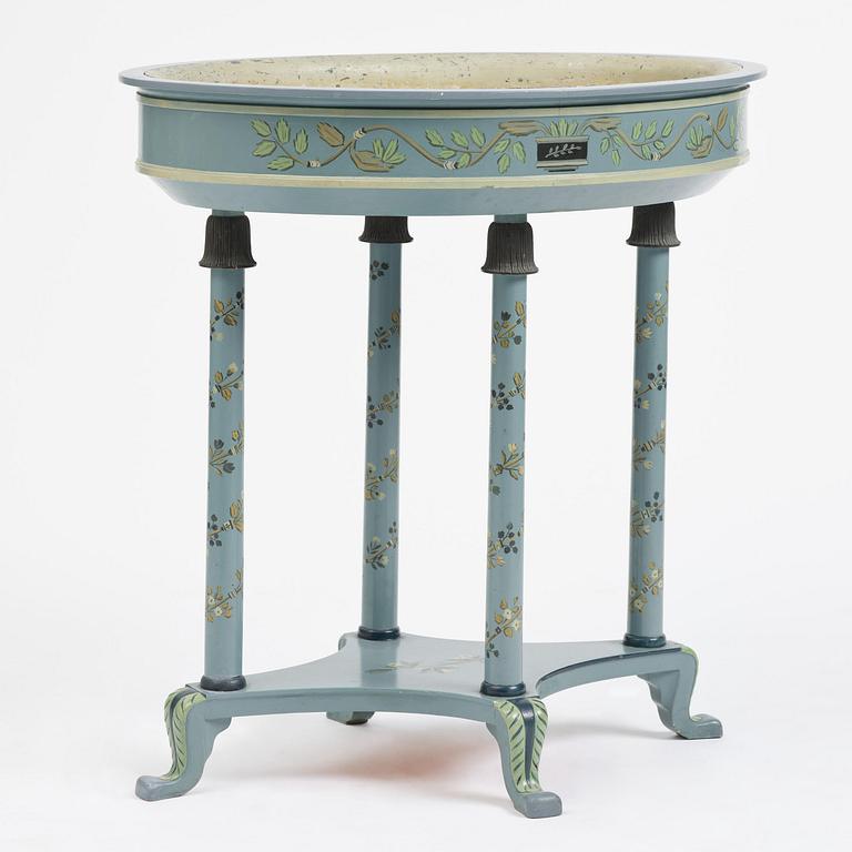 Carl Malmsten, a Swedish Grace flower table, cabinetmaker Albin Johansson, Stockholm, for Villa Kvikkjokk, 1927.