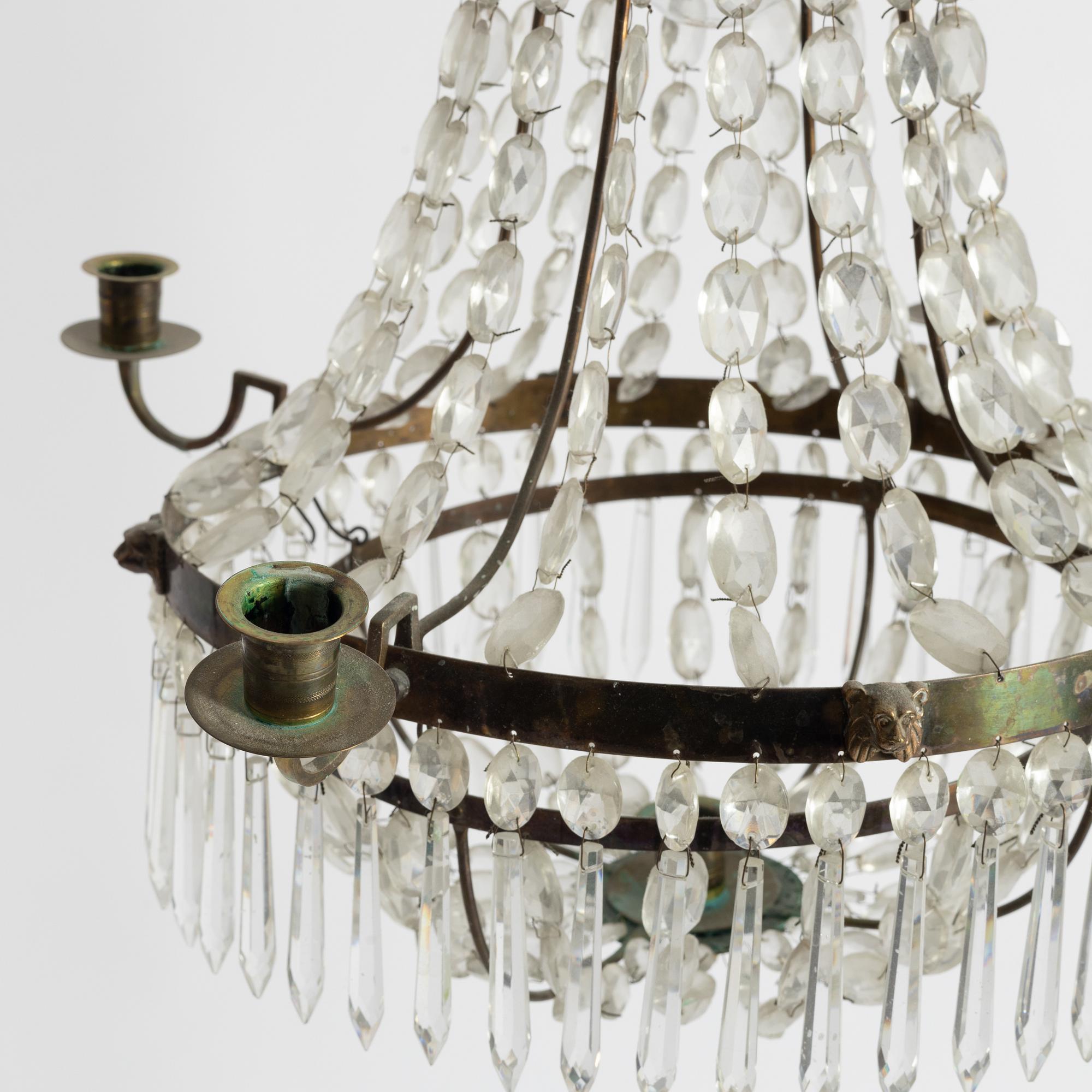 Ljuskrona, gustaviansk stil, 1900-tal.