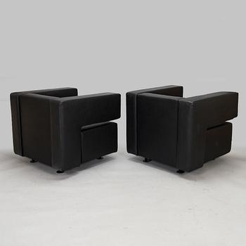 Jouko Järvisalo, a pair of 'Milo' armchairs for Mobel Oy, Finland 2000s.