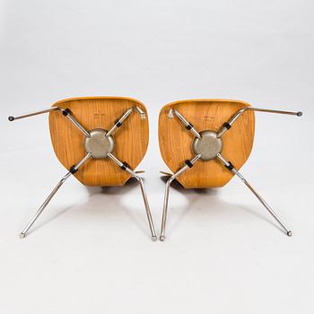 TAPIO WIRKKALA, a set of four mid 20th century 'Nikke' charis for Asko Finland.