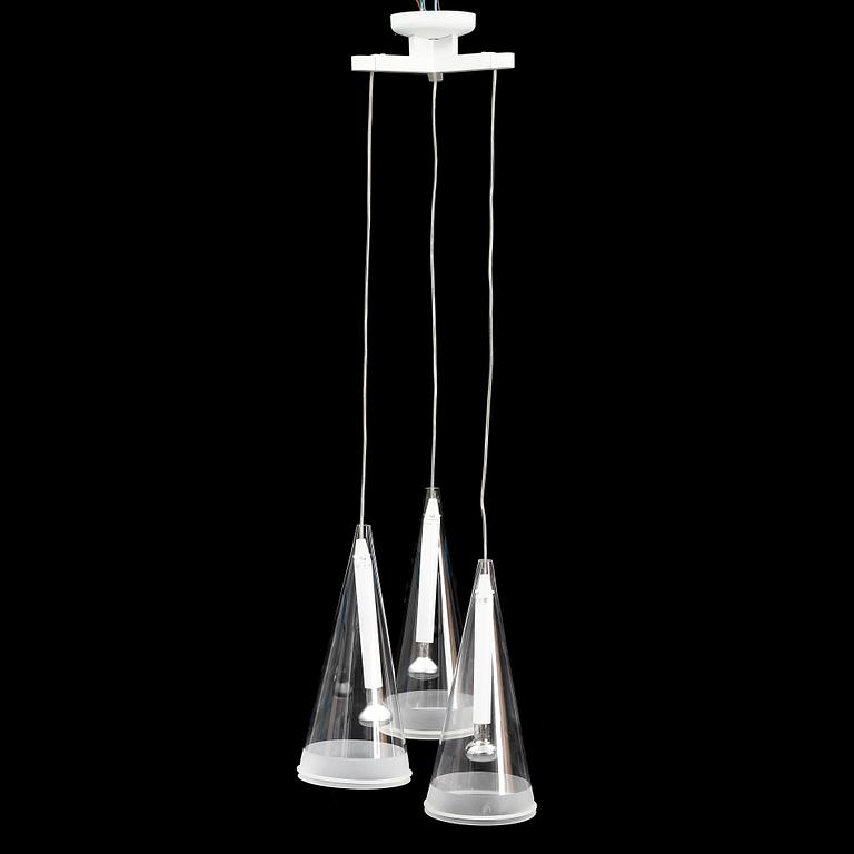 Achille Castiglioni, a 'Fucsia 1' ceiling lamp, for Flos.