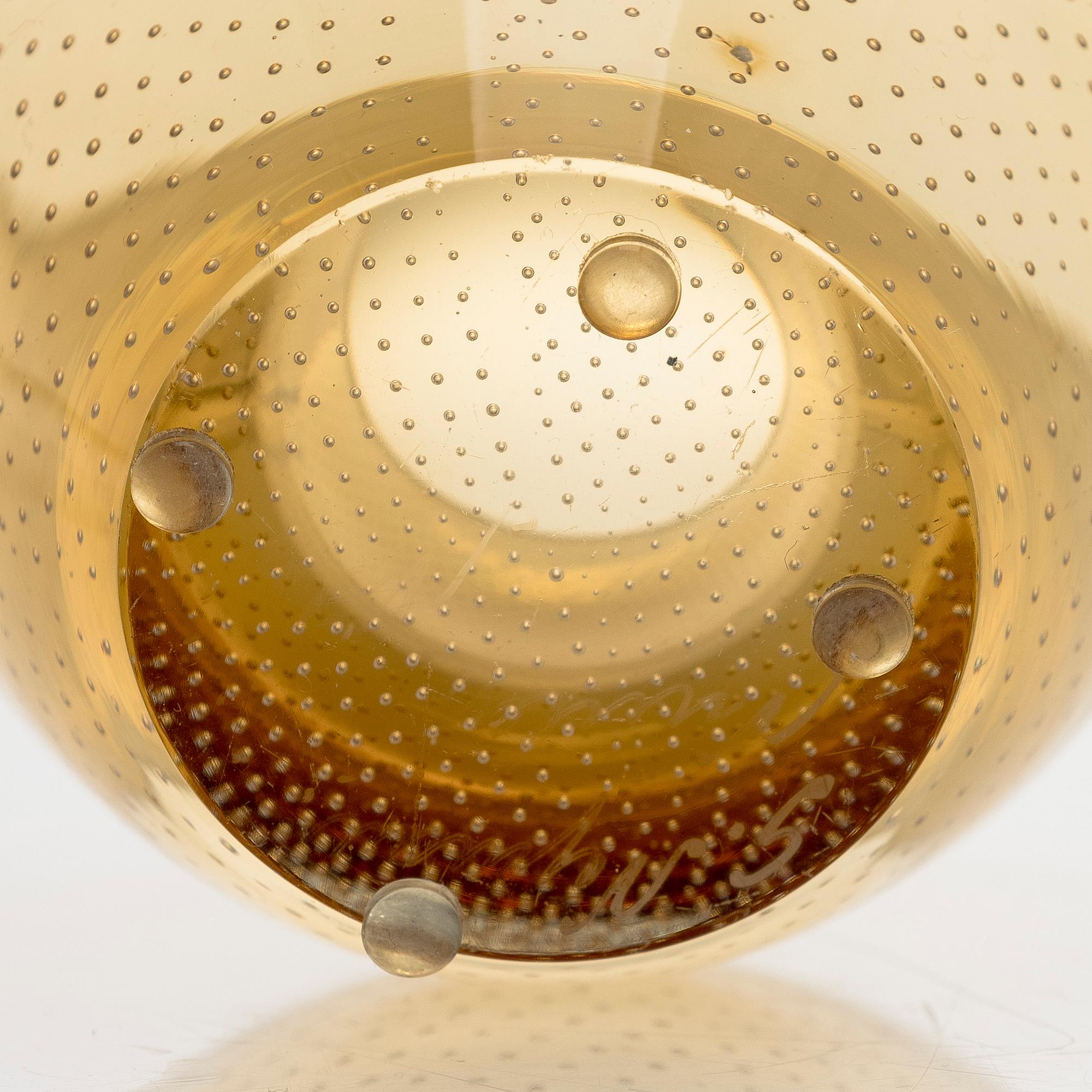 Gunnel Nyman, Vase, model 'GN 16', signed G. Nyman Nuutajärvi Notsjö. Designed in 1947.