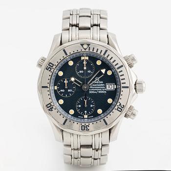 Omega, Seamaster Diver 300M, chronograph, wristwatch, 41,5 mm.