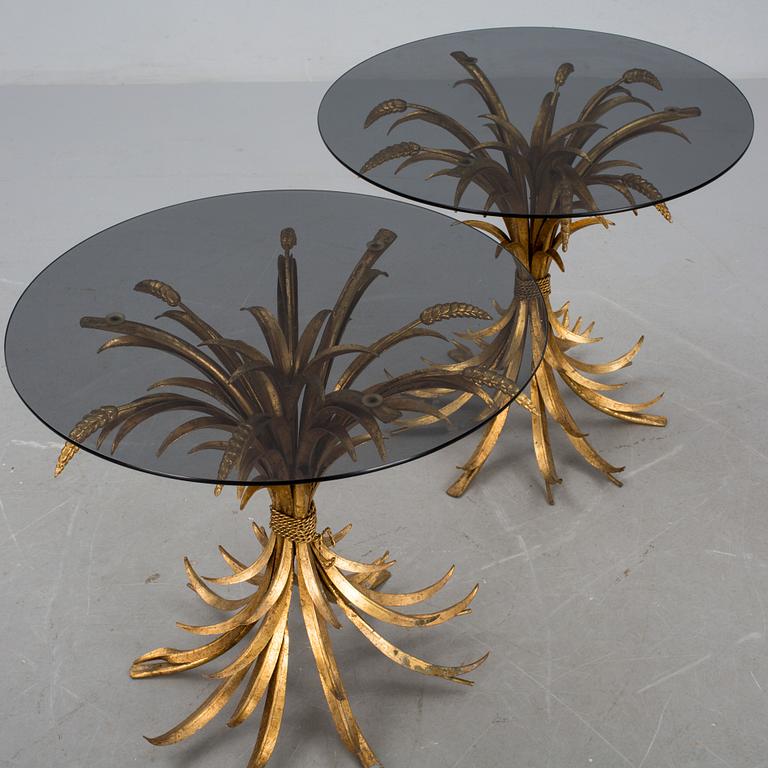BORD, ett par, glas, 1970-tal.