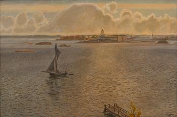 ANTTI FAVÉN, VIEW OVER SUOMENLINNA.