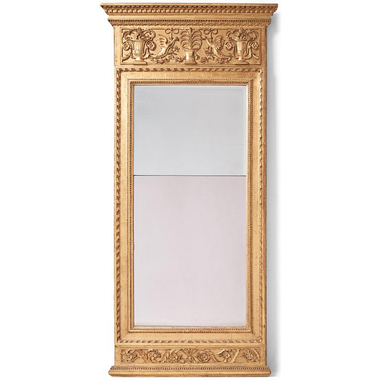 A late Gustavian mirror.