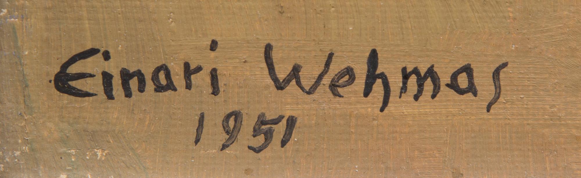 EINARI WEHMAS, "VY FRÅN PARIS".