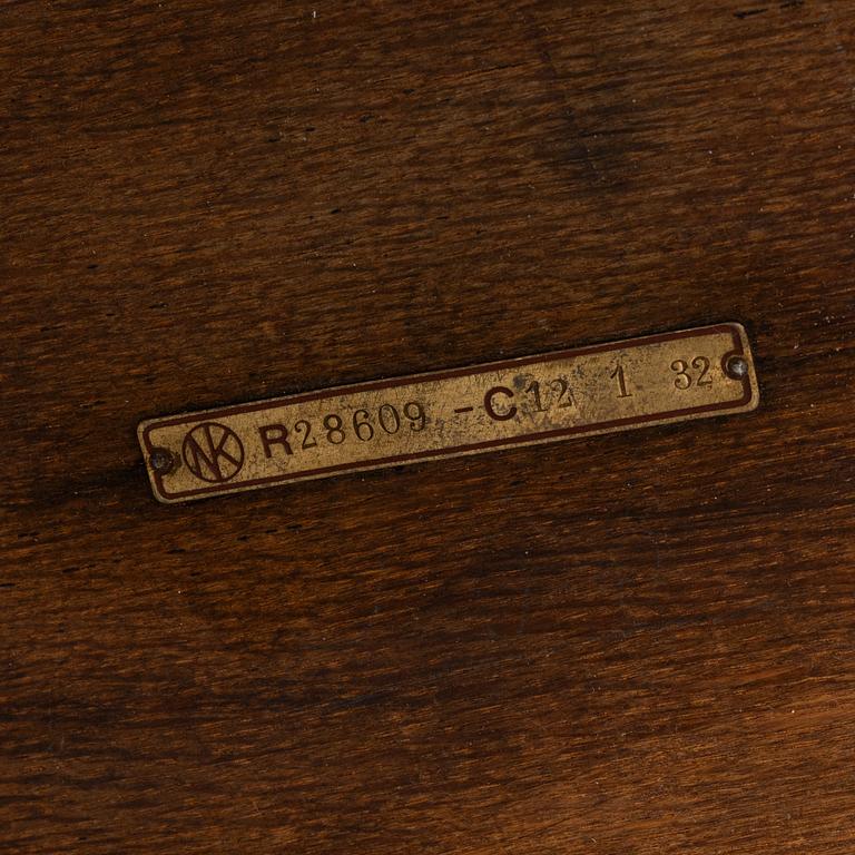 An oak coffee table, Nordiska Kompaniet, Sweden, 1920's.