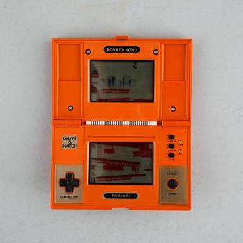 SPELKONSOLER, 2 st, Game & Watch, Nintendo, 1980-tal.