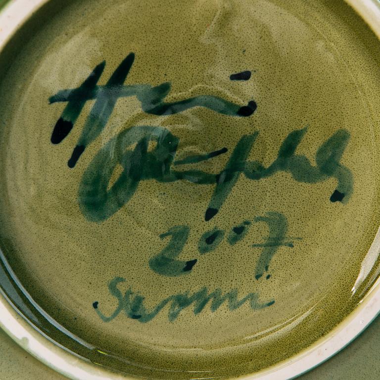 HEINI RIITAHUHTA, a porcelain bowl, 'Suomi kukka' signed Heini Riitahuhta 2007, Suomi.