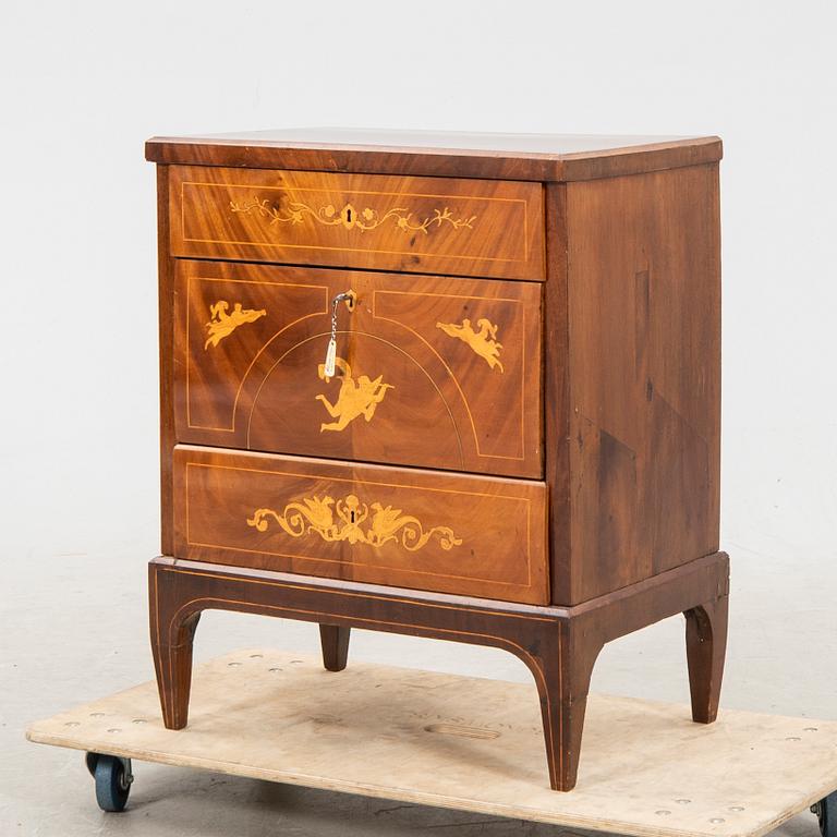 A veneered empire bureau from mid 1800's.