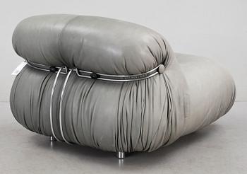 FÅTÖLJ, Afra & Tobia Scarpa, Cassina, "Soriana", formgiven 1970.