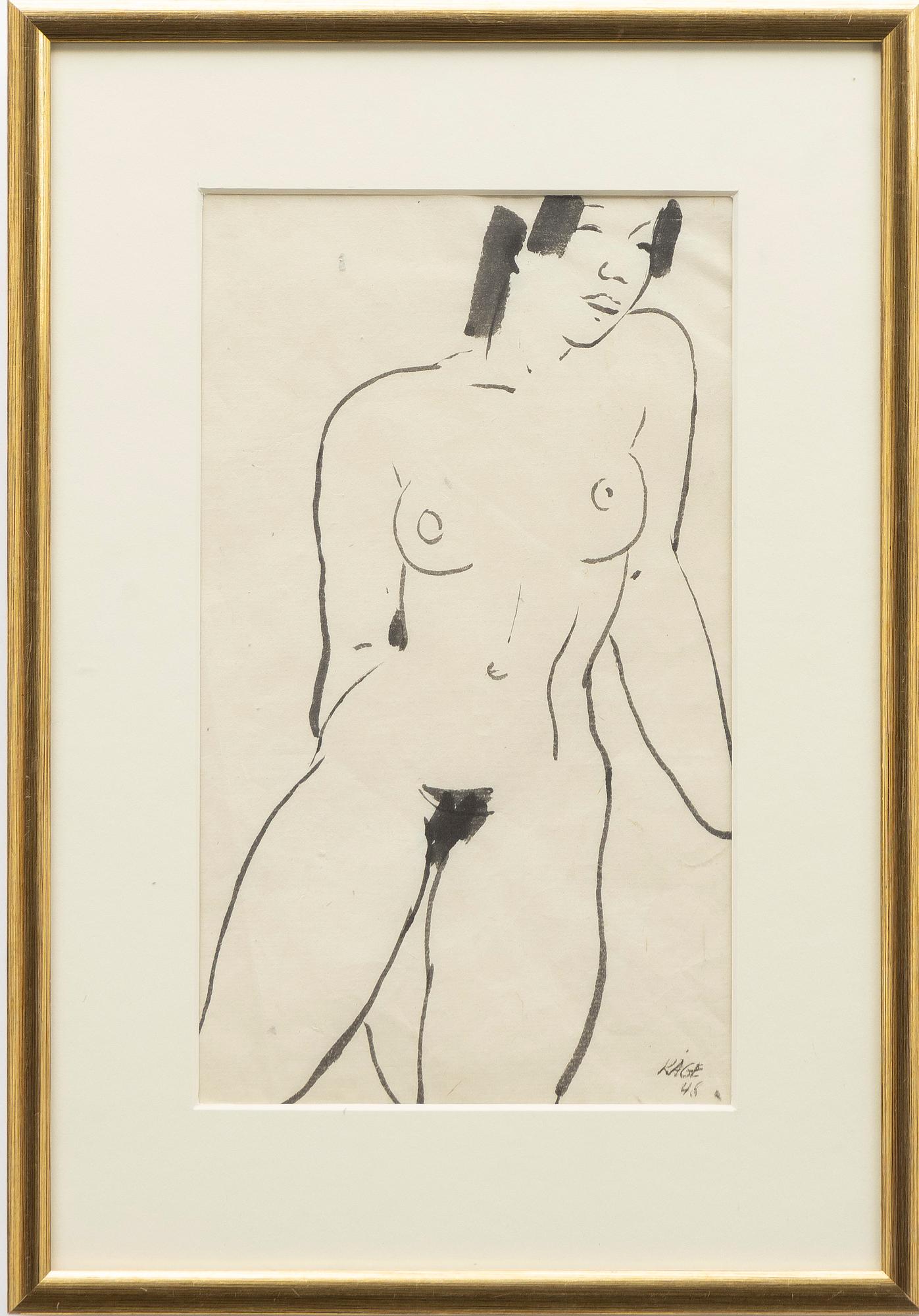 Wilhelm Kåge, Model study.