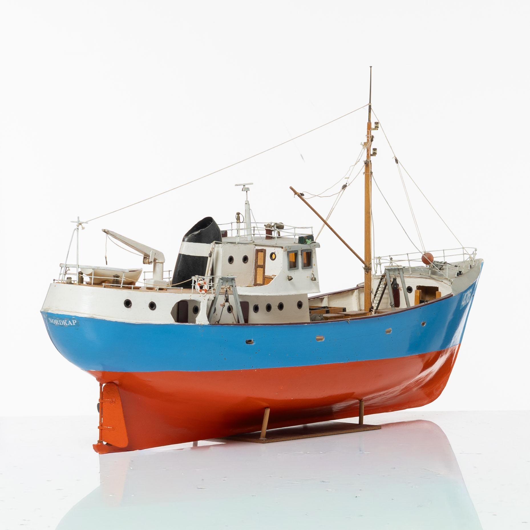 Boat model, "Nordcap", second half of the 20th century.