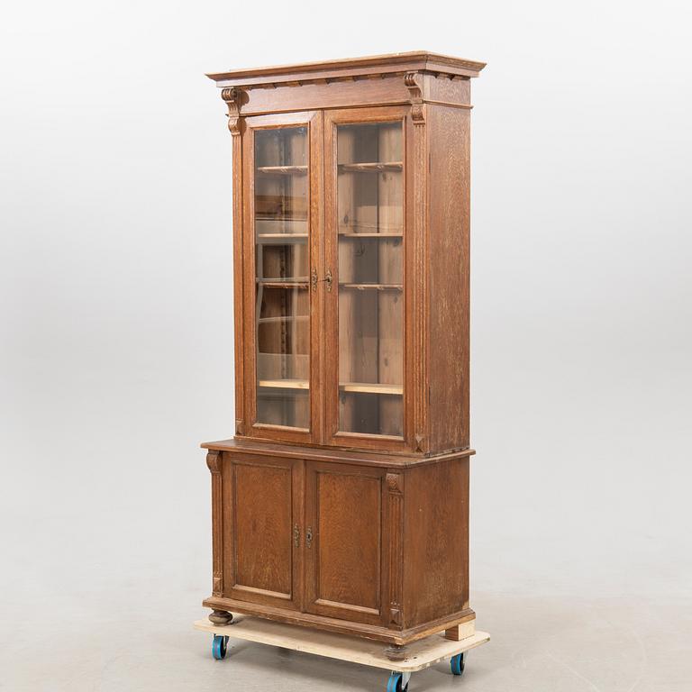 Bookcase/Display cabinet circa 1900.