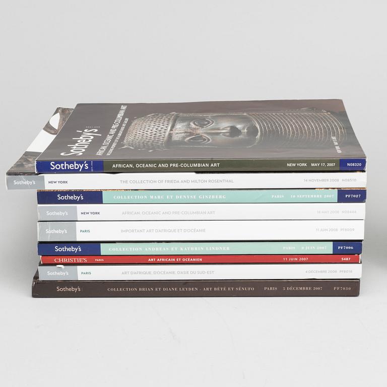 AUKTONSKATALOGER, 24 st, från Sotheby's och Christies.