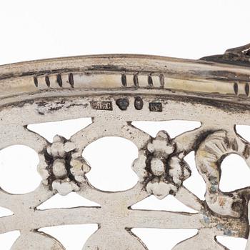 Carl Fredrik Carlman, A Swedish silver sweet-meat basket, mark of CF Carlman, Stockholm 1912.