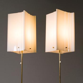 YKI NUMMI, a pair of 1960s '30-008' floorlamps for Orno. Finland.