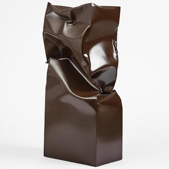 Angela de la Cruz, "Standing Box Large (Brown)".