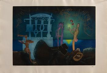 Roberto Matta, mapp "L'Arc, obscure des heures".