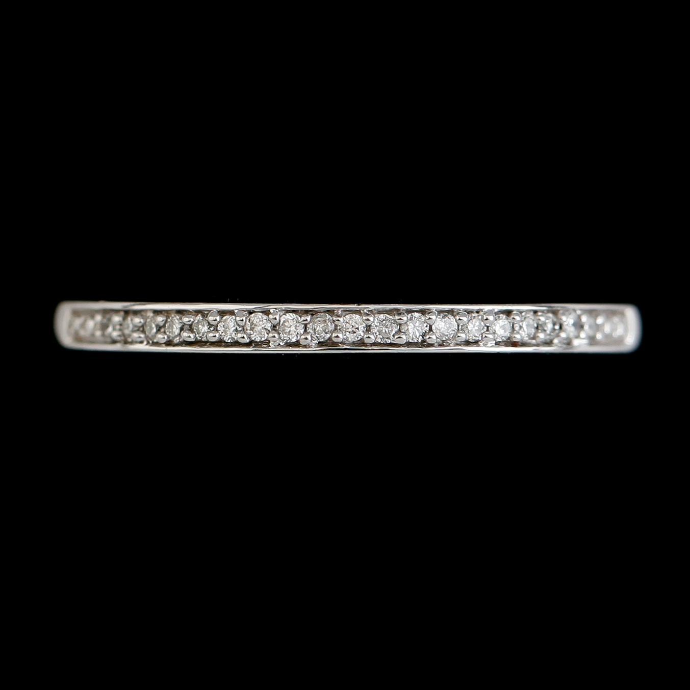 RINGAR, 2 st, 10K vitguld, diamanter tot ca 0.32 ct.