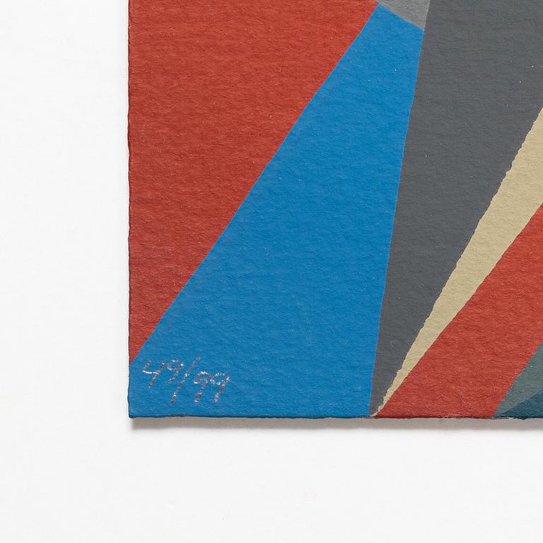 C Göran Karlsson, "Figurer", mapp med sex serigrafier.