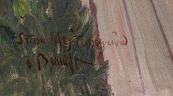 Carl Brandt, oil on canvas, signed.