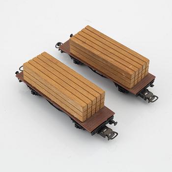 Modelltåg, 3 skalmodeller av DSB motorvagnståg.