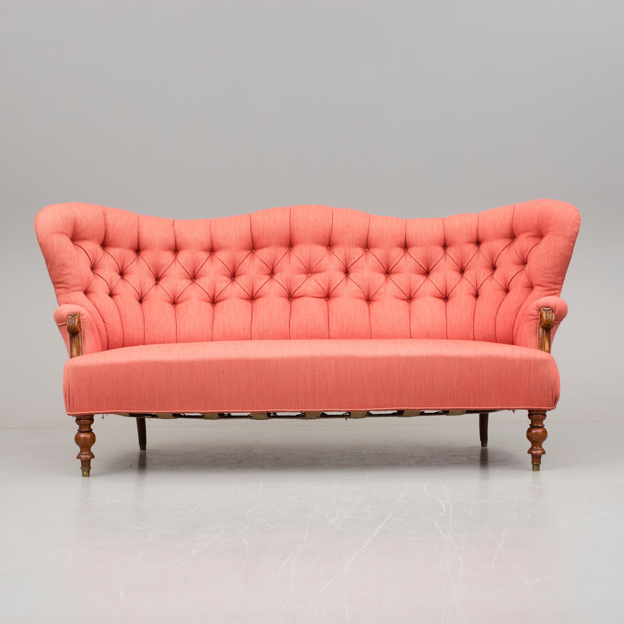 SOFFA, nyrokoko, 1800-talets andra hälft.