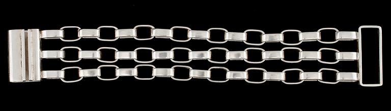 HALSLÄNK med HÄNGE samt ARMBAND, sterlingsilver, Sven-Erik Högberg, respektive Anders Högberg, Göteborg 1979. 272 g.