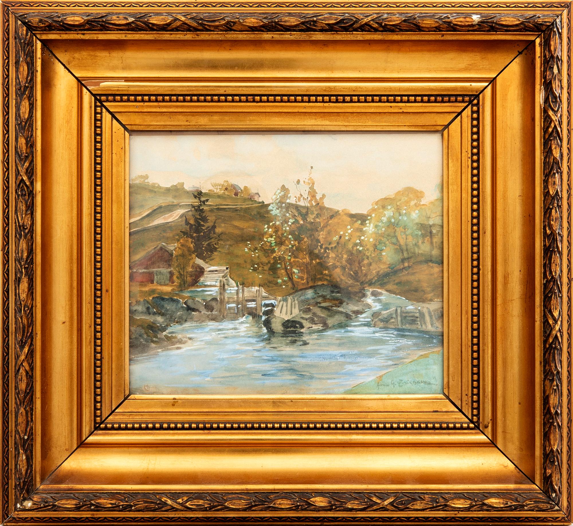 Anna Gardell-Ericson watercolour signed.