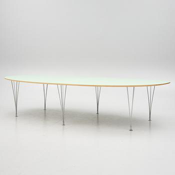 Bruno Mathsson, Piet Hein, dining table, "Superellipse", Bruno Mathsson International.
