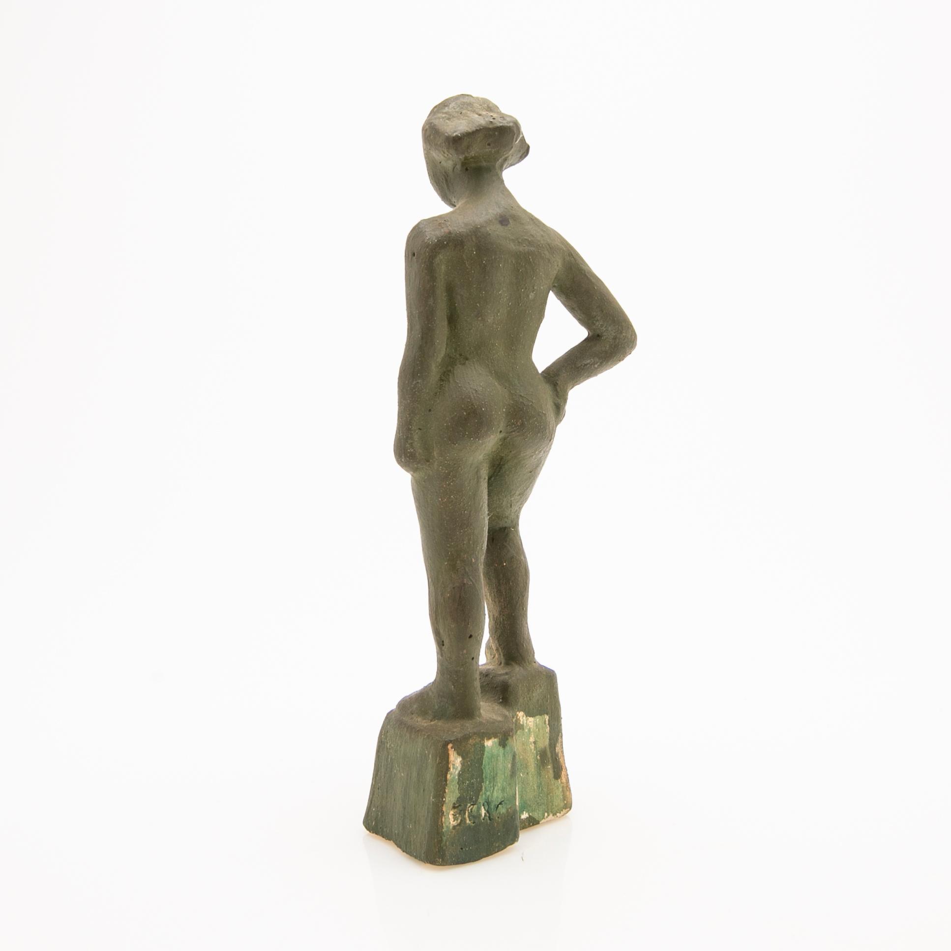 Sigge Berggren, Sculpture, female figure.