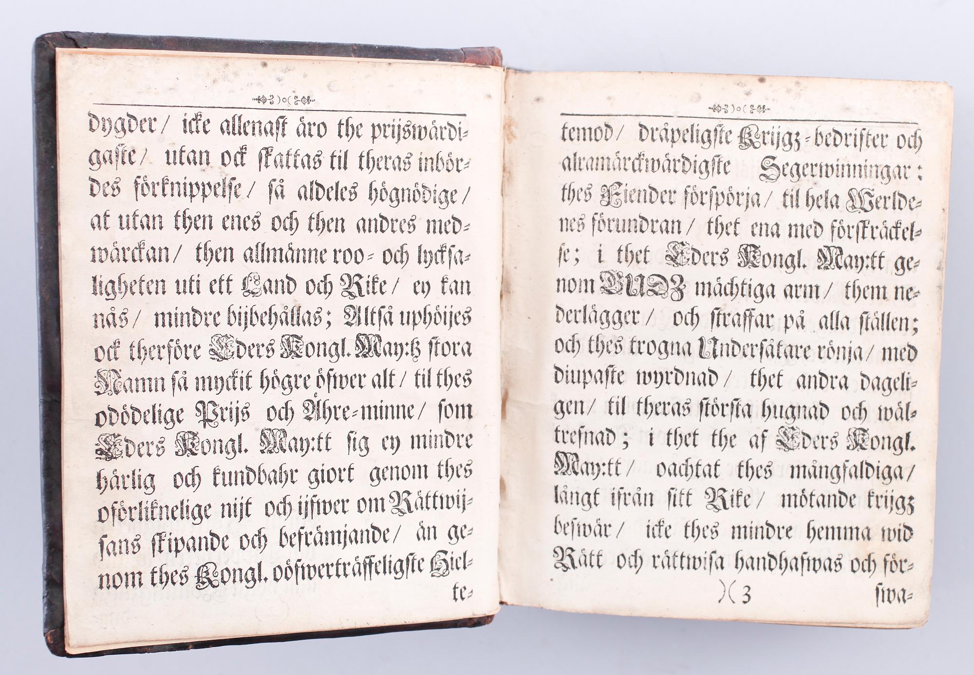 BOK: Kongl. stadgar, förordningar, bref och resolutioner: ifrån åhr 1528, in til 1701 af Johan Henrich Werner 1706.