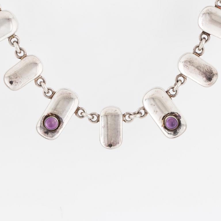 ARVO SAARELA, Necklace with amethyst.