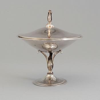 FIRMA K. ANDERSSON, bonbonjär, silver, jugend, Stockholm, 1924,